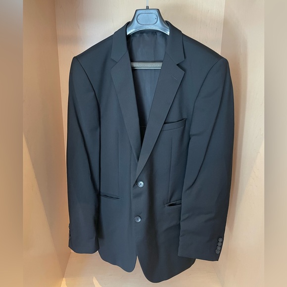 Black 100% Wool Strellson 2-Piece Suit - Picture 2 of 10